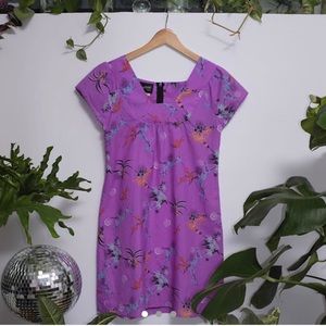 Vintage Hawaiian Floral Mini Muumuu Nightgown